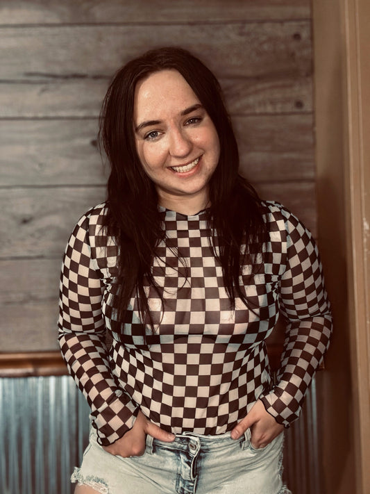 The Wild Card Mesh Top