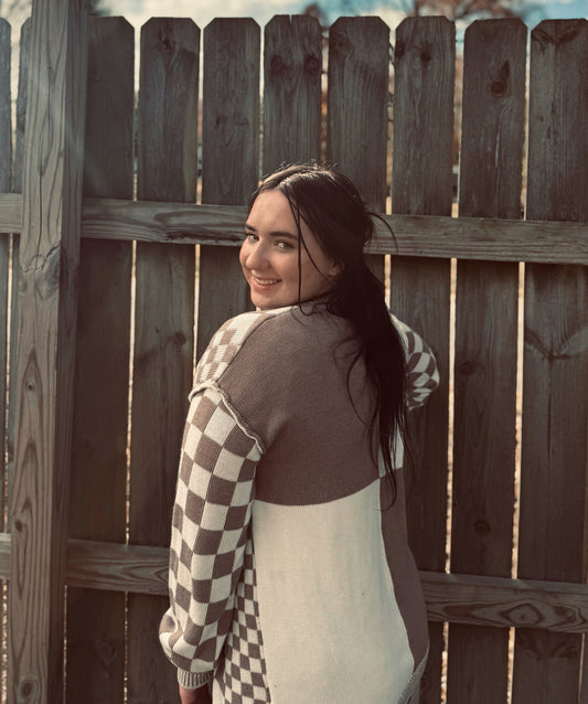 The Rodeo Check Cardigan
