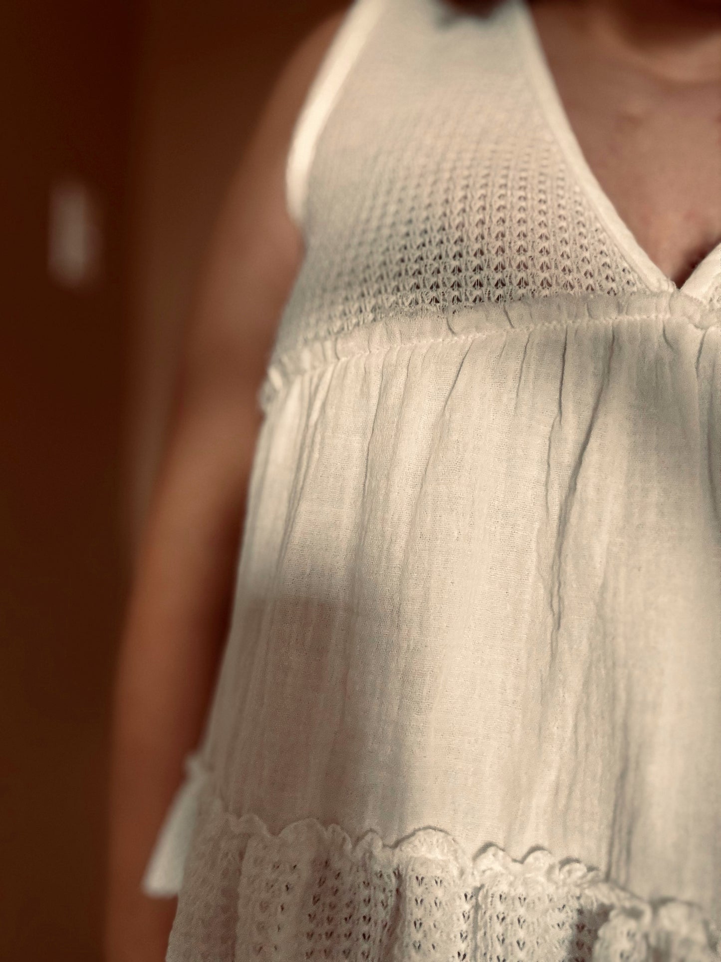 Babydoll Ruffle Tank