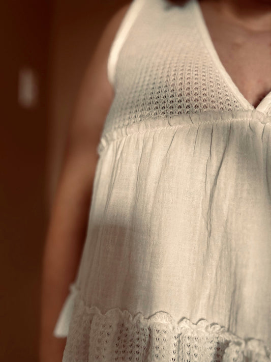 Babydoll Ruffle Tank
