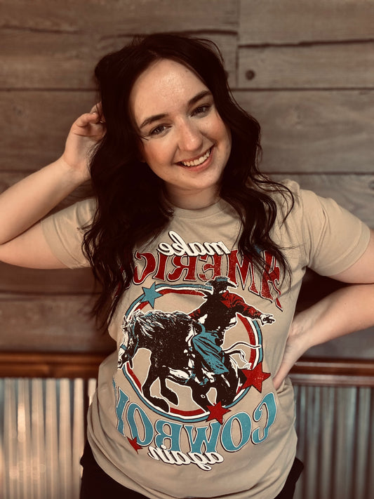 Make America Cowboy Again Graphic Tee