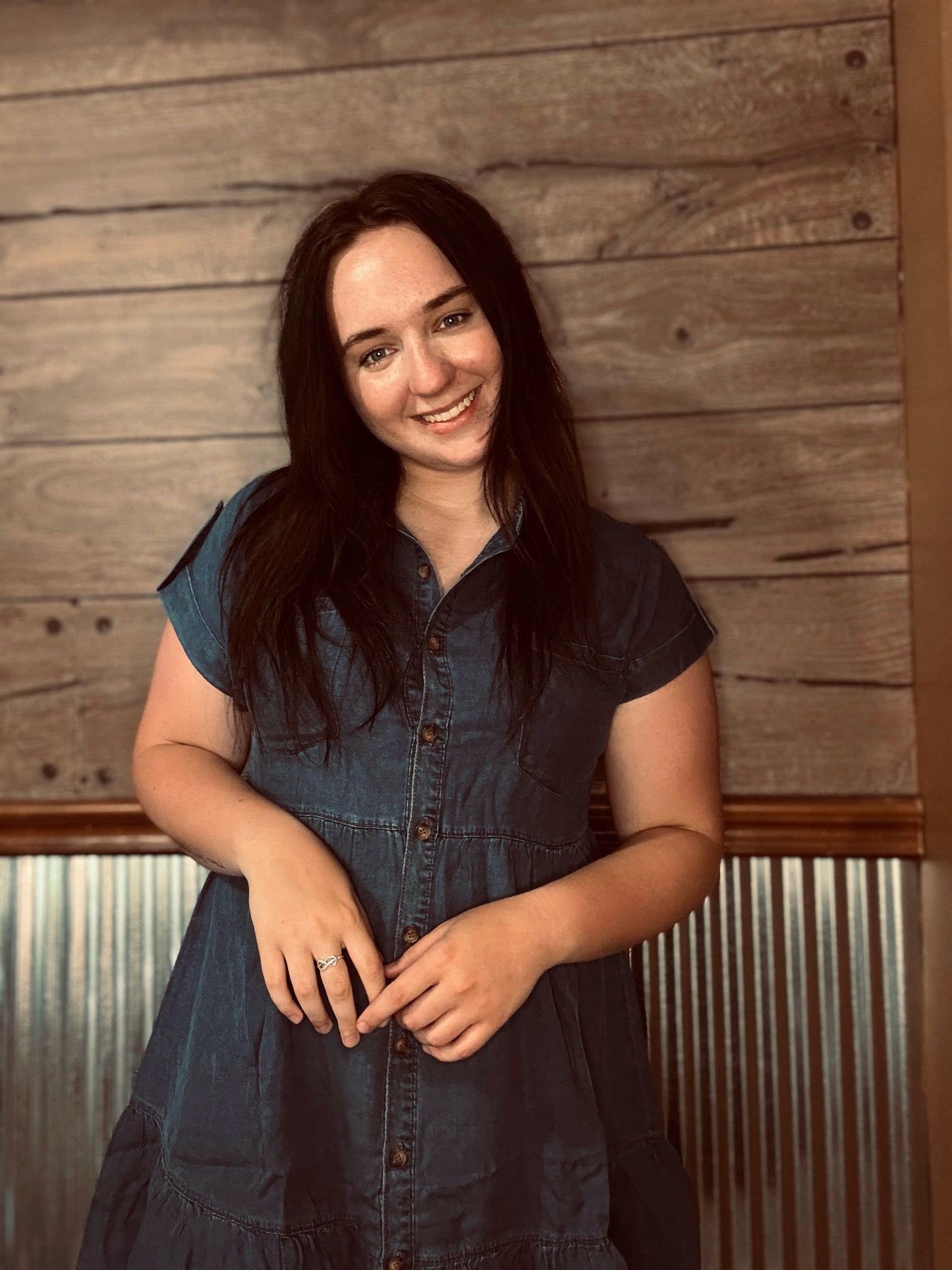The Dusty Denim Dress