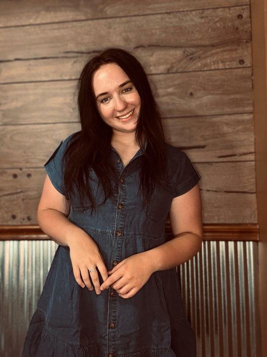 The Dusty Denim Dress